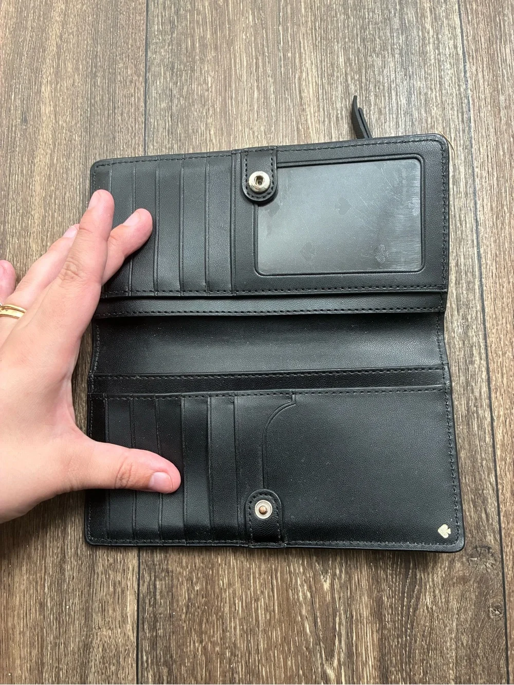 Kate Spade black wallet